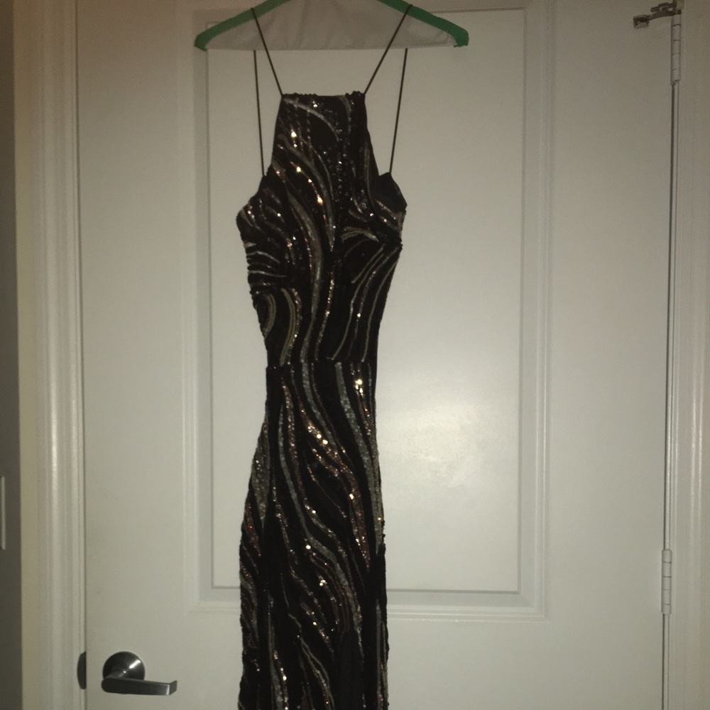 Hot Miami Styles gown with leg split